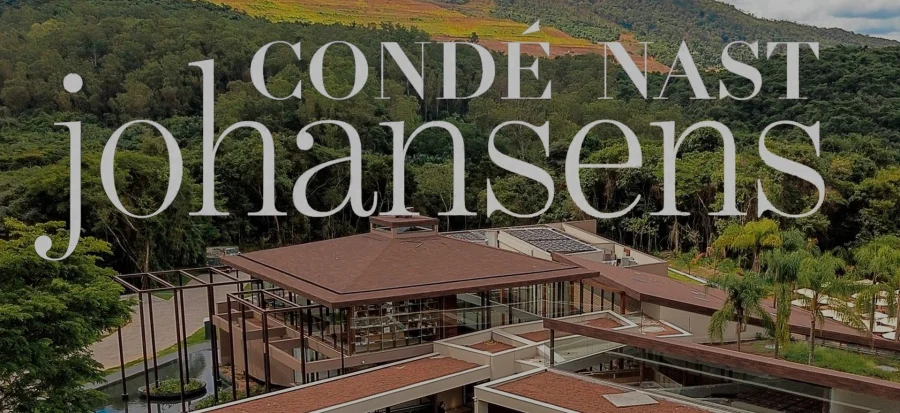 capa da revista Condé Nast Johansens mostrando clara arte