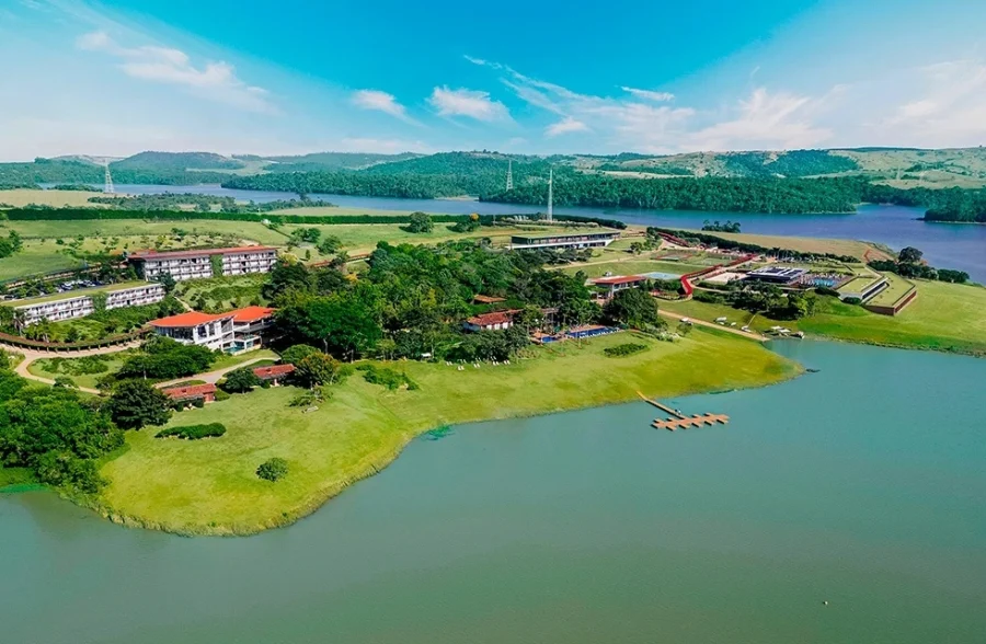 vista aerea do clara ibiuna